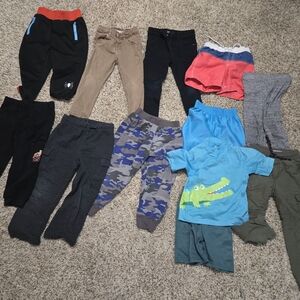 Kids Winter Pant/short Bottoms Bundle 3T